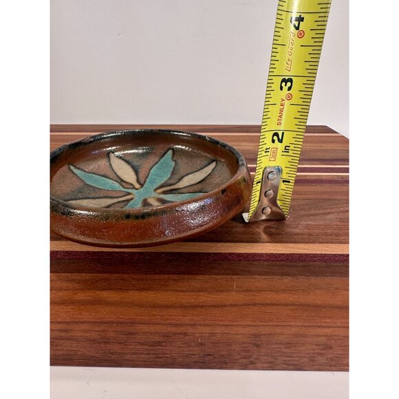 VTG Japanese Mashiko dish with Kaki glaze. - Picture 5 of 6